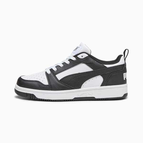 Tenis Rebound V6 Lo para adolescentes, PUMA White-PUMA Black, large-MEX