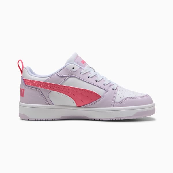 Rebound V6 Lo Youth Sneakers, Lilac Frost-Magic Rose-PUMA White, large-ZAF