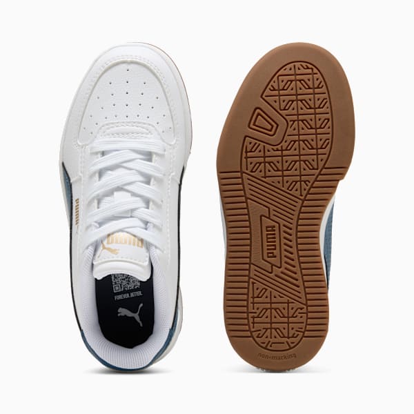 Puma Caven 2.0 Kids Sneakers, PUMA White-Dark Indigo-Gum, large-ZAF