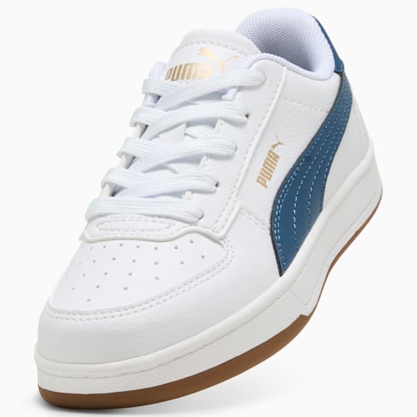 Puma Caven 2.0 Kids Sneakers, PUMA White-Dark Indigo-Gum, large-ZAF