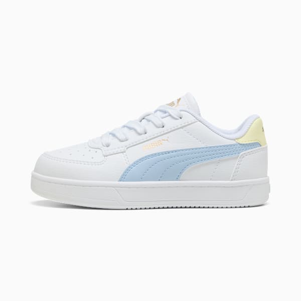 Puma Caven 2.0 Kids Sneakers, PUMA White-Haute Tropic-Gold Moon, large-ZAF