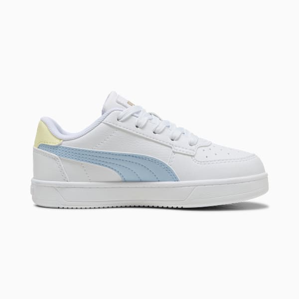 Puma Caven 2.0 Kids Sneakers, PUMA White-Haute Tropic-Gold Moon, large-ZAF