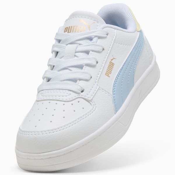 Puma Caven 2.0 Kids Sneakers, PUMA White-Haute Tropic-Gold Moon, large-ZAF