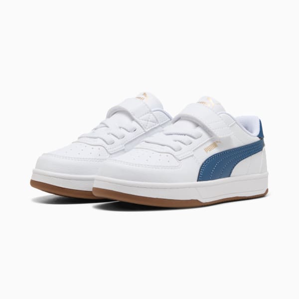 Tenis PUMA Caven 2.0 para niños, PUMA White-Dark Indigo-Gum, large-MEX