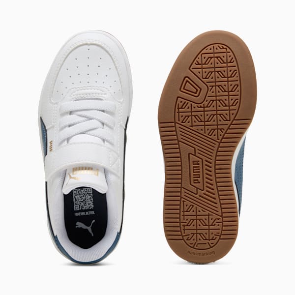 Tenis PUMA Caven 2.0 para niños, PUMA White-Dark Indigo-Gum, large-MEX