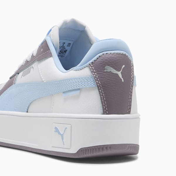 Carina Street Youth Sneakers, PUMA White-Haute Tropic-Plum Jam, large-ZAF
