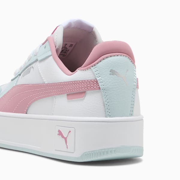 Carina Street Youth Sneakers, PUMA White-Poised Pink-Sea Glass, large-ZAF