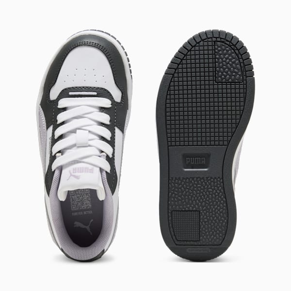 Carina Street Sneakers Kids, PUMA White-Lilac Crush-Dusky Gray, large-ZAF