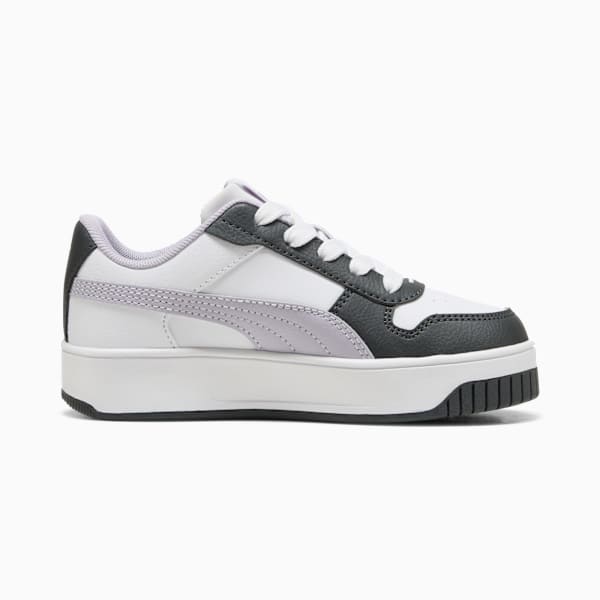 Carina Street Sneakers Kids, PUMA White-Lilac Crush-Dusky Gray, large-ZAF