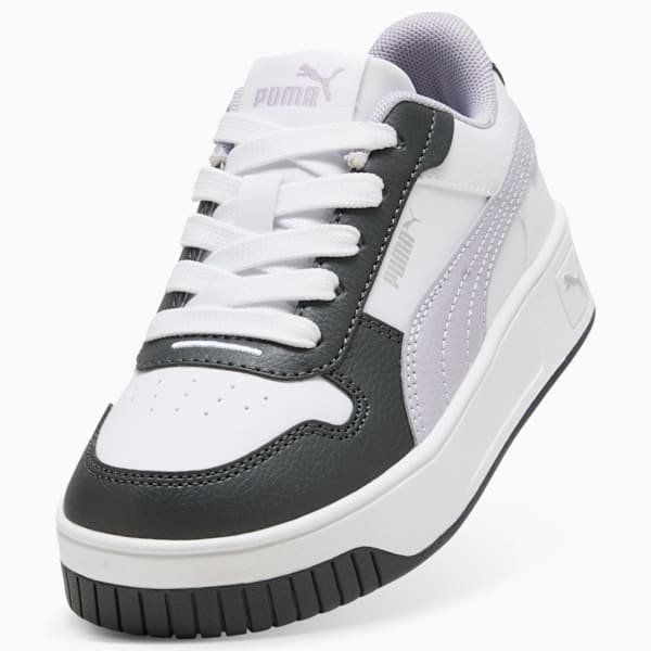 Carina Street Sneakers Kids, PUMA White-Lilac Crush-Dusky Gray, large-ZAF
