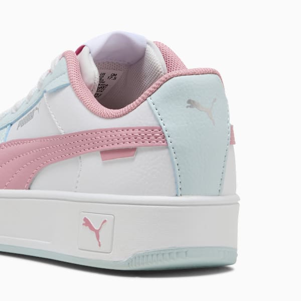 Carina Street Sneakers Kids, PUMA White-Poised Pink-Sea Glass, large-ZAF