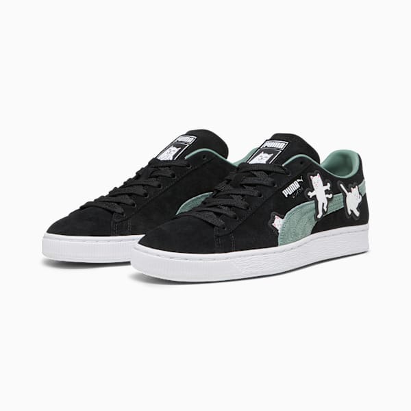 PUMA x RIPNDIP Suede Black Sneakers, PUMA Black-Eucalyptus, large-ZAF