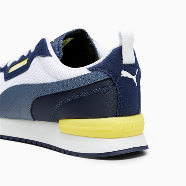 PUMA R78 Sneakers, PUMA White-Inky Blue-PUMA Black-Lemon Meringue, large-ZAF