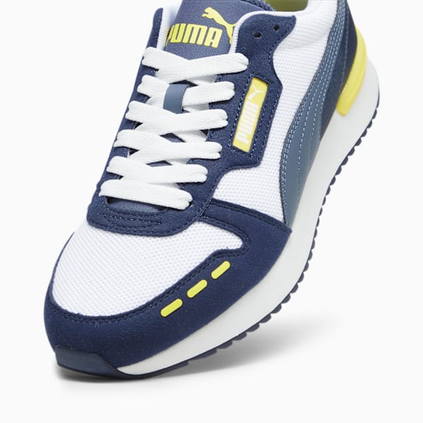 PUMA R78 Sneakers, PUMA White-Inky Blue-PUMA Black-Lemon Meringue, large-ZAF