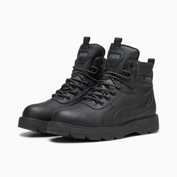 Desierto v3 Puretex Boots, PUMA Black-PUMA Black, large-MEX