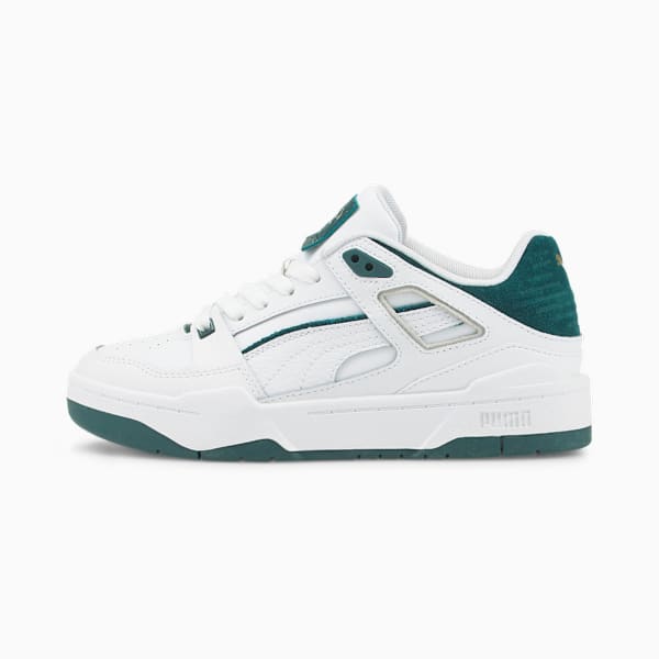 Zapatillas Slipstream para jovenes, PUMA White-Varsity Green, large-ARG