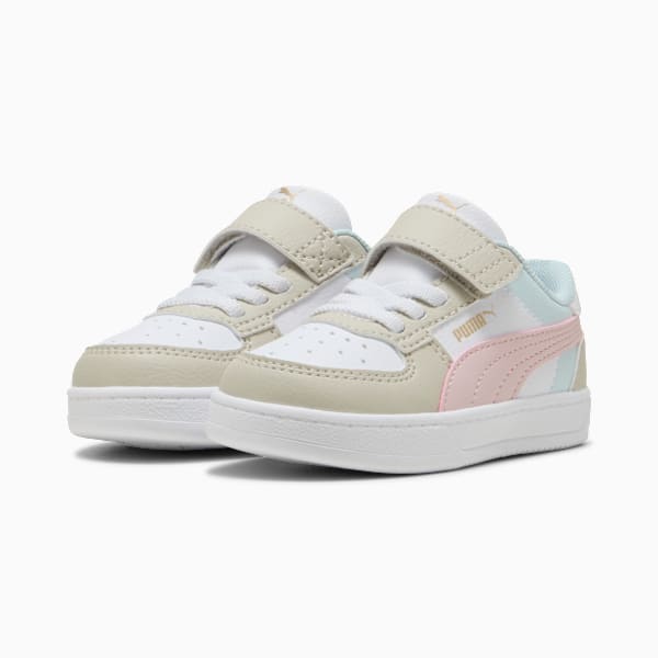 Tenis PUMA Caven 2.0 Block para bebés, Desert Dust-Mauve Mist-PUMA White, large-MEX
