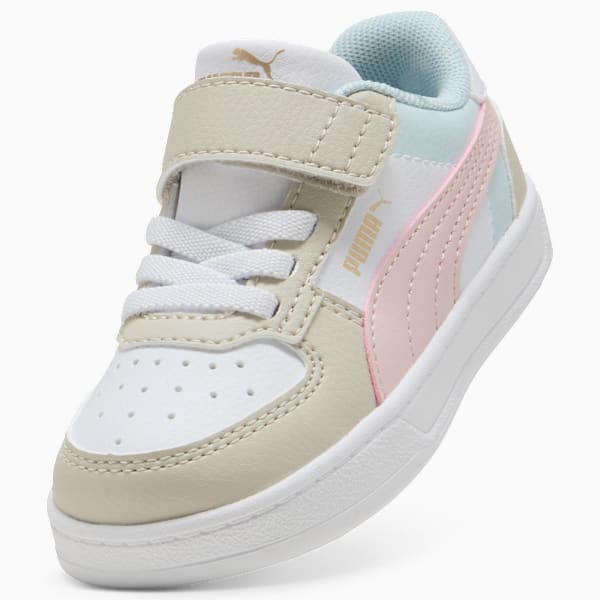 Tenis PUMA Caven 2.0 Block para bebés, Desert Dust-Mauve Mist-PUMA White, large-MEX