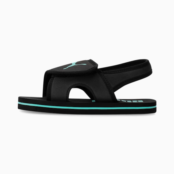 Summer Flip Sandals Toddlers, PUMA Black-Mint, large-ZAF