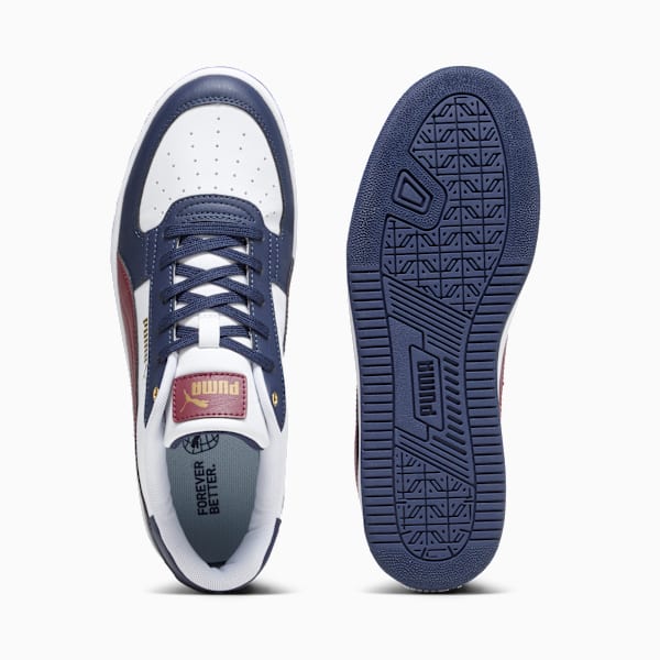Zapatillas Caven 2.0, PUMA White-Dark Jasper-PUMA Navy-Gold, large-ARG