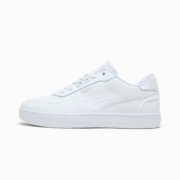 Puma Caven 2.0 Lux Unisex Sneakers, PUMA White-Cool Light Gray, large-ZAF