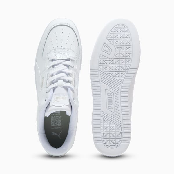 Puma Caven 2.0 Lux Unisex Sneakers, PUMA White-Cool Light Gray, large-ZAF
