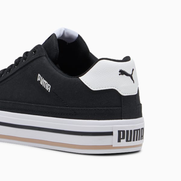 Tenis Court Classic Vulc, PUMA Black-PUMA White, large-MEX