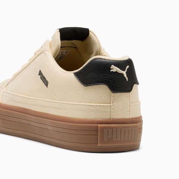 Tenis Court Classic Vulc, Canvas-PUMA Black, large-MEX