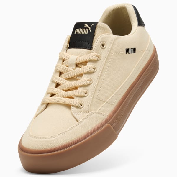 Tenis Court Classic Vulc, Canvas-PUMA Black, large-MEX