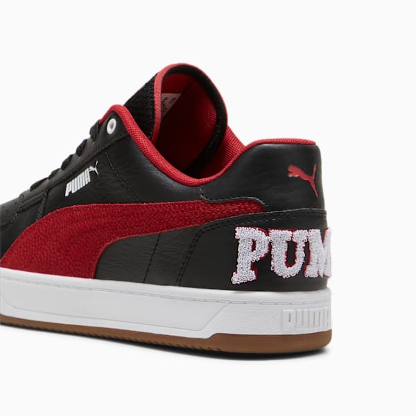 Puma Caven 2.0 Retro Club Unisex Sneakers, PUMA Black-Club Red-PUMA White, large-ZAF