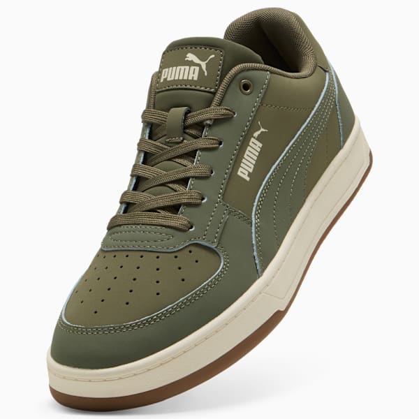 Puma Caven 2.0 Buck Unisex Sneakers, Loden Green-Alpine Snow-Gum, large-ZAF