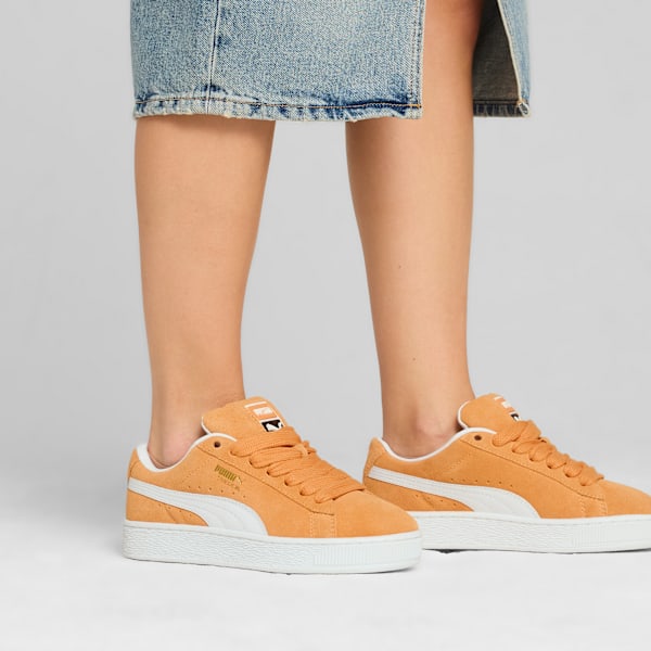 Tenis Suede XL, Bright Melon-PUMA White, large-MEX
