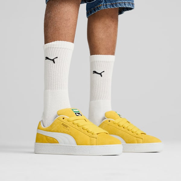 Tenis Suede XL, Fresh Pear-PUMA White, large-MEX