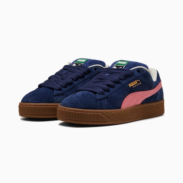 Suede XL Sneakers Unisex, Persian Blue-Gum, large-ZAF