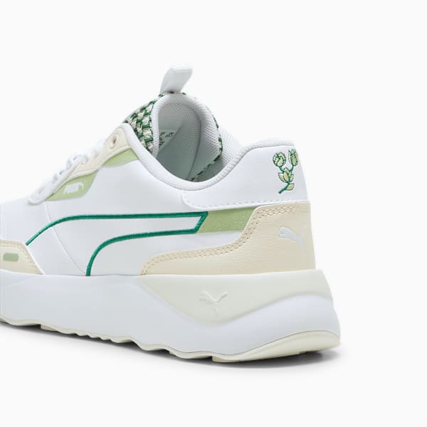 Runtamed Platform Blossom Women's Sneakers, PUMA White-Archive Green-Sugared Almond-Pure Green, large-ZAF
