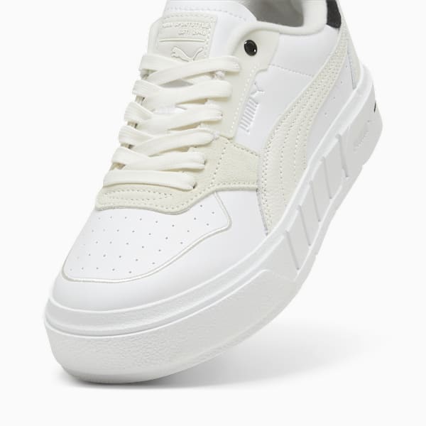 Zapatillas para mujer PUMA Cali Court PureLuxe, PUMA Black-Warm White, large-ARG