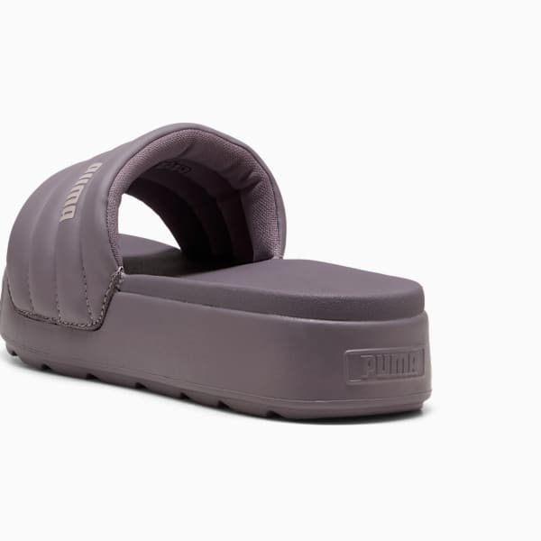 Karmen Puffy Women's Slides, Plum Jam-Mauve Mist, large-MEX