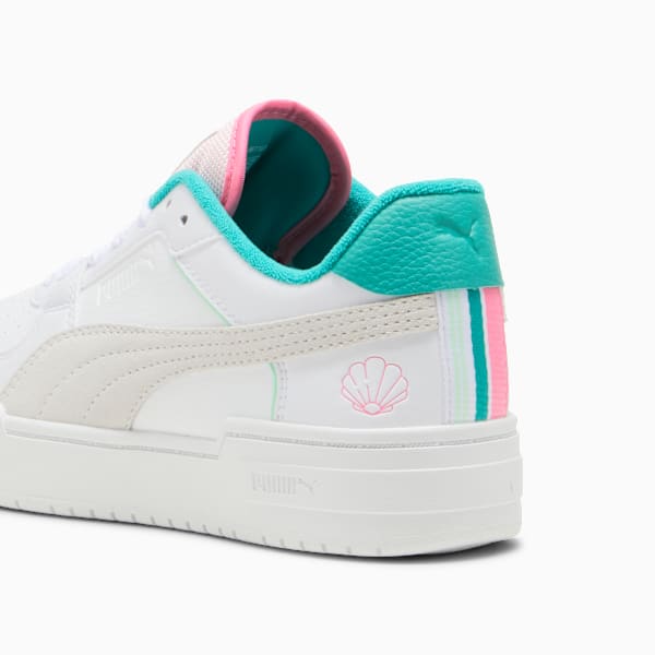 Zapatillas para mujer CA Pro Retro Resort, PUMA White-Sparkling Green-Fast Pink, large-ARG