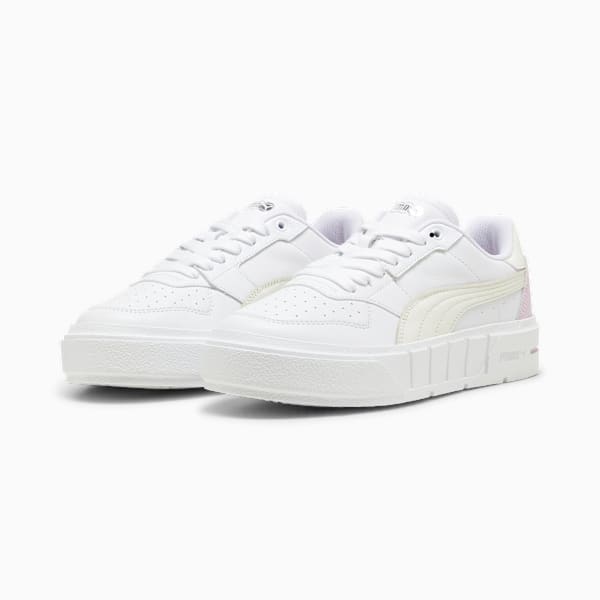 Zapatillas Cali Court Lth para Mujer ADP, PUMA White-Grape Mist, large-ARG