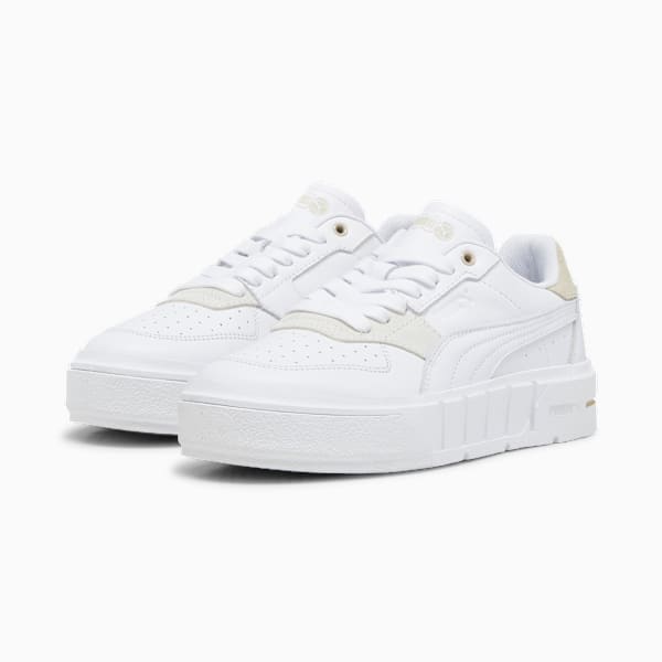 Zapatillas Cali Court Match para mujer, PUMA White-Granola, large-ARG