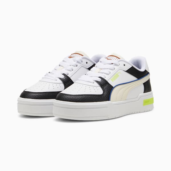 CA Pro Downtown Youth Sneakers, PUMA White-PUMA Black-Sugared Almond, large-ZAF