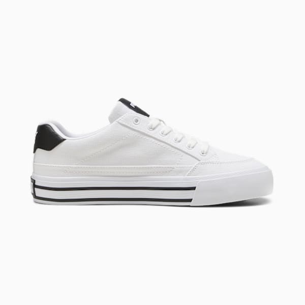 Tenis Court Classic Vulc Formstrip, PUMA White-PUMA Black, large-MEX