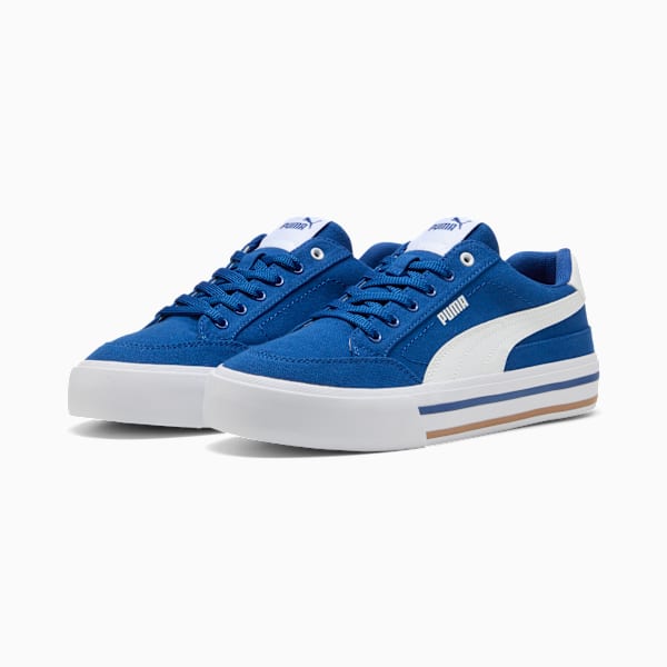 Tenis Court Classic Vulc Formstrip, Clyde Royal-PUMA White, large-MEX