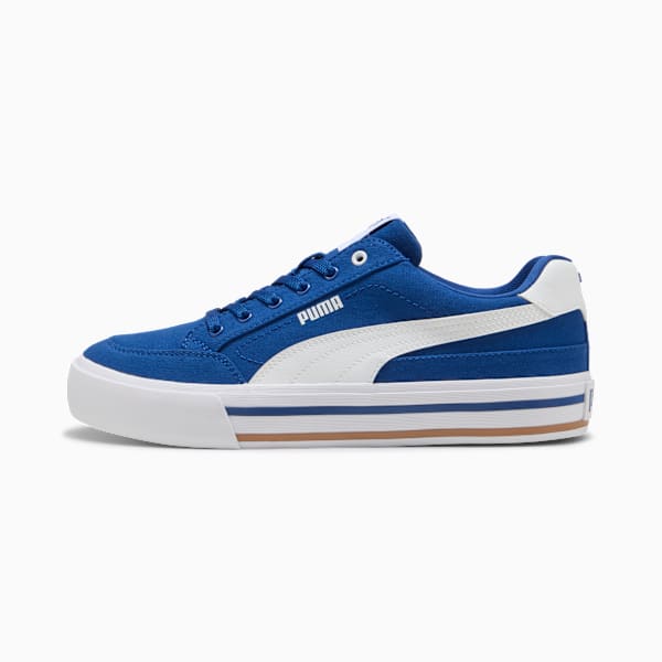 Tenis Court Classic Vulc Formstrip, Clyde Royal-PUMA White, large-MEX
