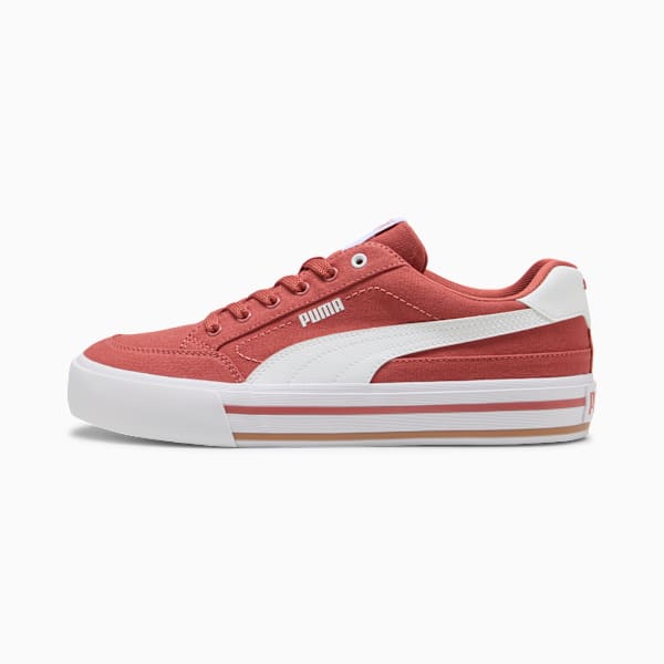 Tenis Court Classic Vulc Formstrip, Exotic Red-PUMA White, large-MEX