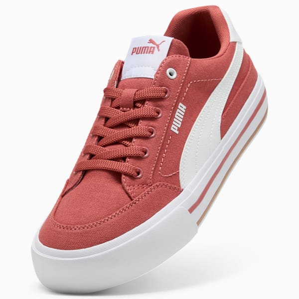 Tenis Court Classic Vulc Formstrip, Exotic Red-PUMA White, large-MEX