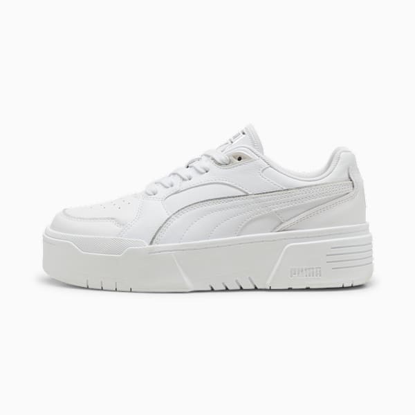 Tenis para mujer CA Flyz Glam 48, PUMA White-PUMA Silver, large-MEX