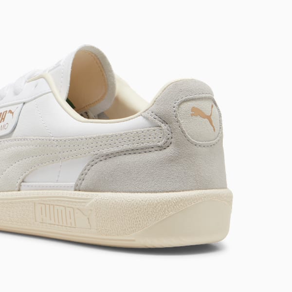 Zapatillas Palermo Lth unisex, PUMA White-Cool Light Gray-Sugared Almond, large-ARG