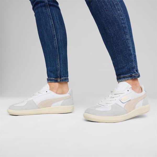 Tenis casuales de piel Palermo, PUMA White-Rosebay-Sugared Almond, large-MEX