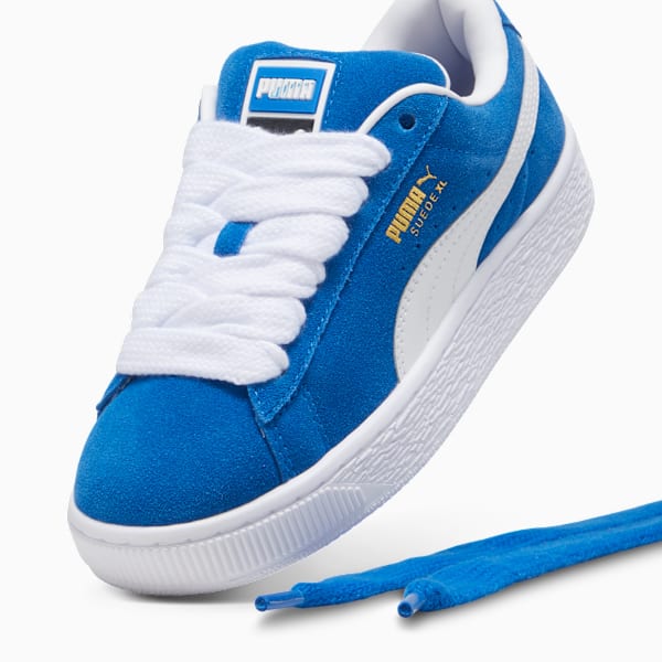 Tenis juvenil Suede XL, PUMA Team Royal-PUMA White, large-MEX